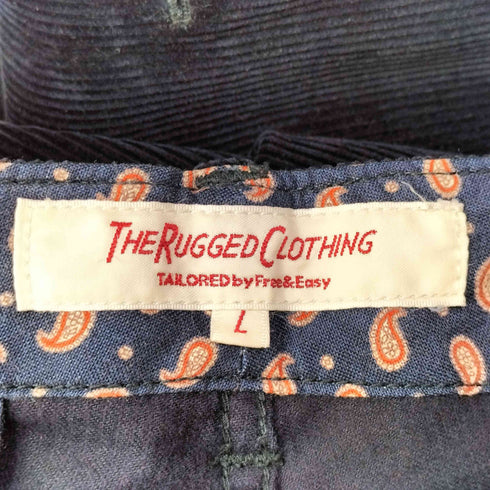 ラギッドクロージング THE RUGGED CLOTHING 裏地ペイズリー柄 コーデュロイ ジャケット+ベスト+パンツ 3ピース セットアップ メンズ ジャケット:L ベスト:M パンツ:L