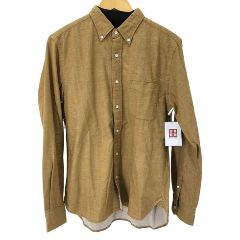 ビームス BEAMS フリーフランネル ソリッド ボダンダウンシャツ メンズ JPN:M