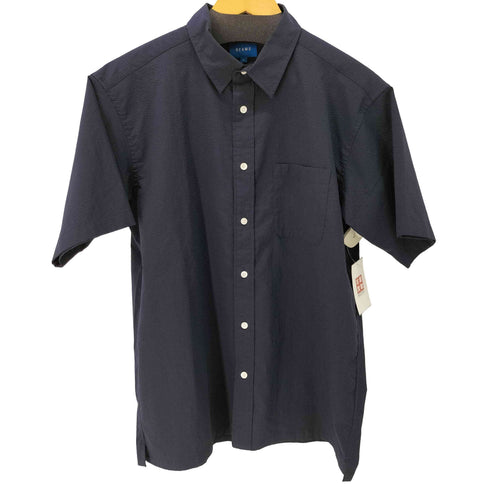 ビームス BEAMS COOLMAX(R) サッカー ミニレギュラーシャツ メンズ import:L