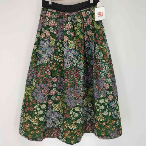 イエナラブークル IENA LA BOUCLE 21aw ゴブラン織りフラワータックスカート レディース JPN:40