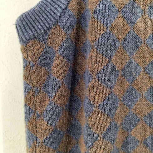 ステューシー Stussy Melange Checker Sweater Vest メンズ S