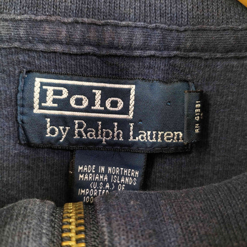 ポロバイラルフローレン Polo by RALPH LAUREN ポニー刺繍 ハーフジップトレーナー メンズ import:L
