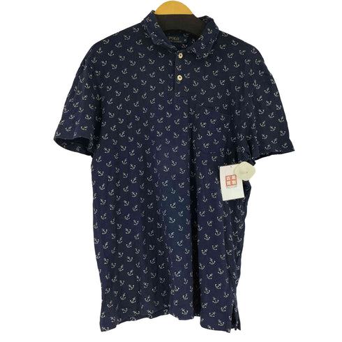 ポロラルフローレン POLO RALPH LAUREN 総柄 S/S ポロシャツ メンズ import:M