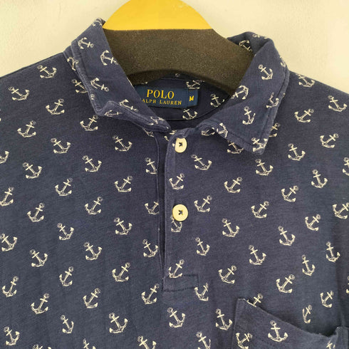 ポロラルフローレン POLO RALPH LAUREN 総柄 S/S ポロシャツ メンズ import:M