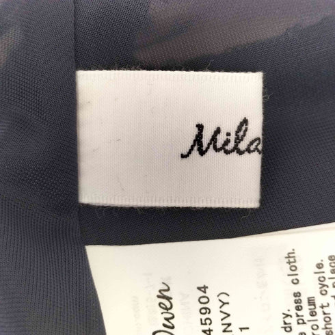 ミラオーウェン Mila Owen ベルトループデザインボックスプリーツスカート レディース JPN:1