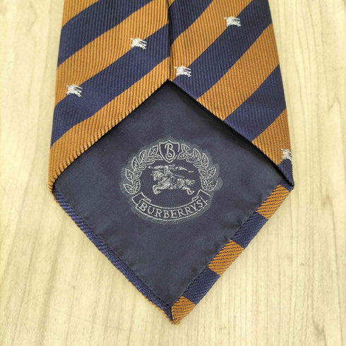 バーバリーズ BURBERRYS ロゴ刺繍ストライプネクタイ メンズ