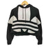 アディダスオリジナルス adidas Originals トレフォイルロゴクロップド プルオーバーパーカー レディース import:M