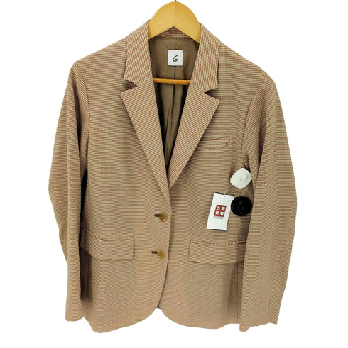 ロクビューティーアンドユースユナイテッドアローズ 6 BEAUTY & YOUTH UNITED ARROWS HOUNDSTOOTH CHECK JACKET レディース JPN:36