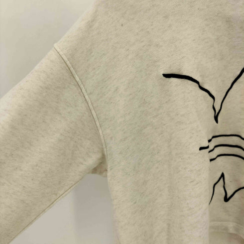 アディダスオリジナルス adidas Originals トレフォイルロゴ クロップドスウェット レディース import:L