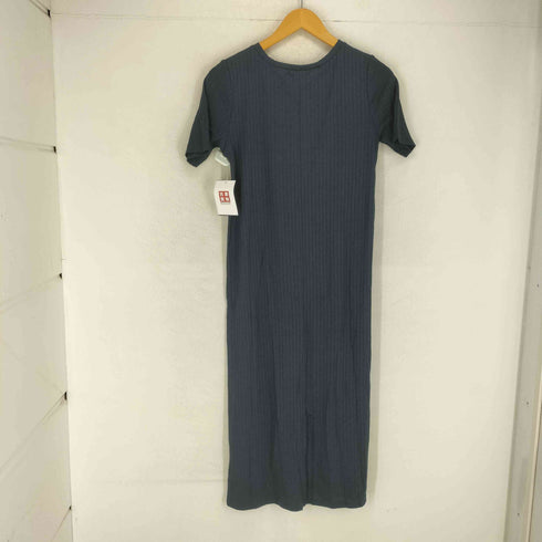 コヒナ COHINA 25SS 汗染み防止 Vネックリブカットワンピース レディース