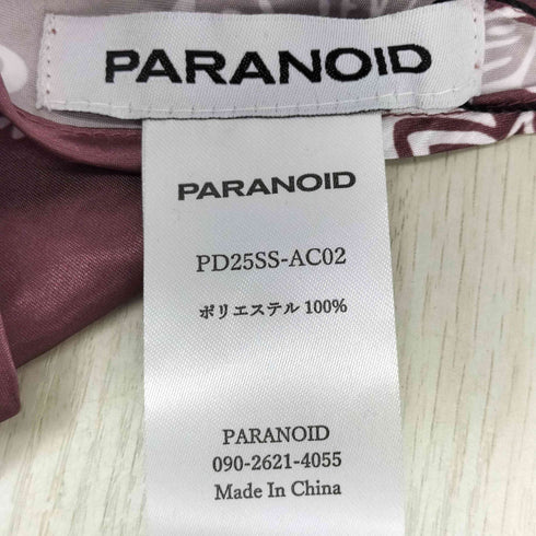 パラノイド PARANOID 25SS Satin Bandanna Cap メンズ