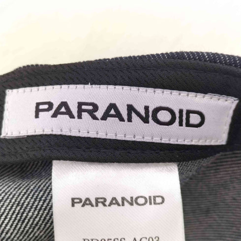 パラノイド PARANOID 25SS Washed Denim Cap メンズ