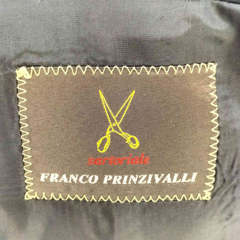 FRANCO PRINZIVALLI ウールシルク ストライプスーツセットアップ メンズ