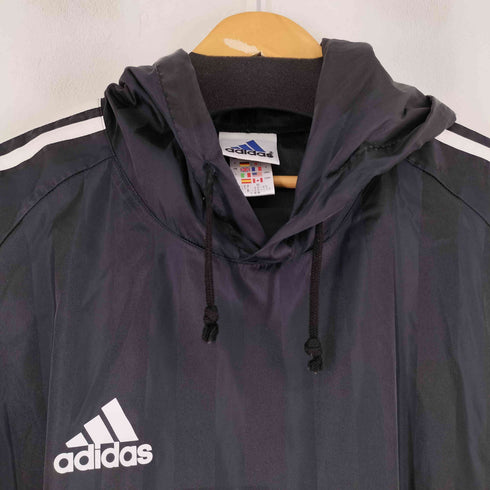 アディダス adidas 00S ロゴプリント ストライプ ナイロンパーカー メンズ JPN:M