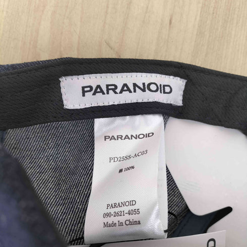 パラノイド PARANOID 25SS Washed Denim Cap メンズ