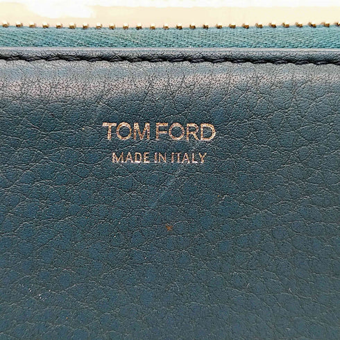 トムフォード TOM FORD ラウンドジップ 長財布 メンズ