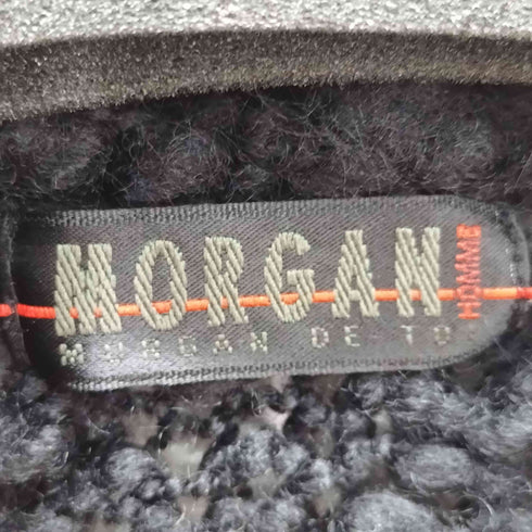 モルガンオム MORGAN HOMME ショールカラーダッフルカーディガン メンズ