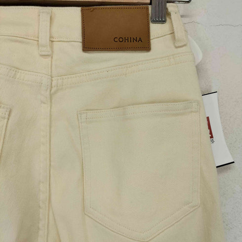 コヒナ COHINA DENIM カラーセミワイドストレート レディース JPN:XS