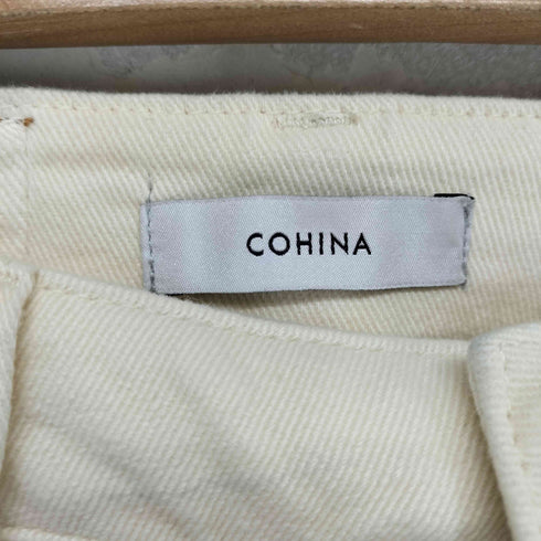 コヒナ COHINA DENIM カラーセミワイドストレート レディース JPN:XS