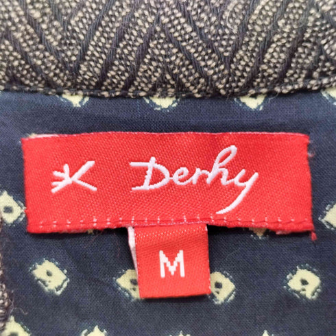 Derhy ルネデリ 総柄 パッチワークブラウス レディース import:M