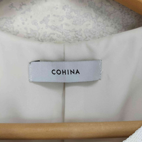 コヒナ COHINA 25SS フロントジップメッシュオールインワン レディース