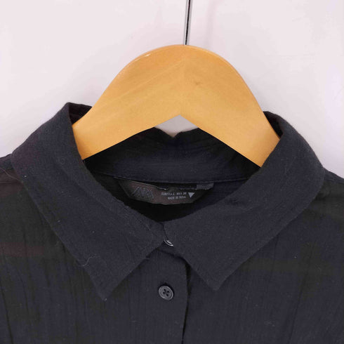 ザラ ZARA シアーシャツ レディース 30