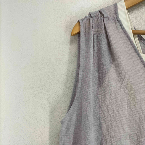 エストラータ STRATA 25SS マイクロチェックシアーワンピースセット レディース