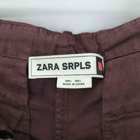 ザラ ZARA SRPLS リネンワイドパンツ メンズ L