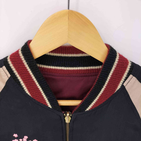 雅結 EAST WEST 和刺繍 リバーシブル スカジャン メンズ JPN:M