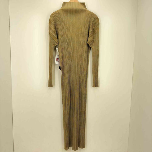 プリーツプリーズイッセイミヤケ PLEATS PLEASE ISSEY MIYAKE 98AW 牡丹 フラワーデザイン 総柄 L/S プリーツワンピース レディース JPN:4