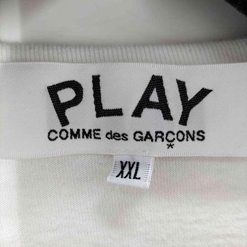 プレイコムデギャルソン PLAY COMME des GARCONS 25SS 反転ロゴ S/S Tシャツ メンズ XXL