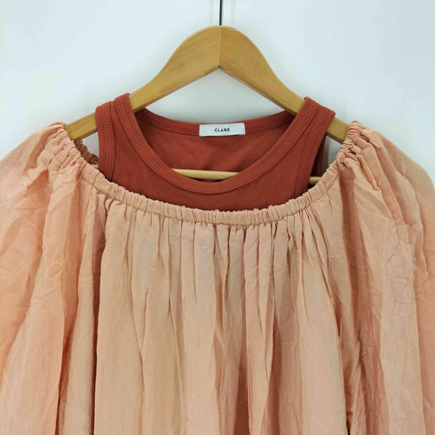 クラネ CLANE 2WAY LAYERED GATHER ONE PIECE レディース JPN:1