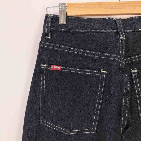 ジャバ JaVa ロールアップフロントポケットワイドデニムパンツ レディース JPN:L
