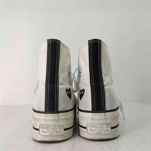 プレイコムデギャルソン PLAY COMME des GARCONS プラットフォーム 厚底ハイカットスニーカー メンズ JPN:27