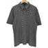 ランズエンド LANDS END ボーダー コットン ポロシャツ メンズ import:M