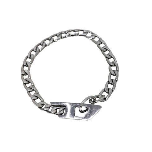 ディーゼル DIESEL ステンレススティールチェーンブレスレット Stainless steel chain bracelet メンズ