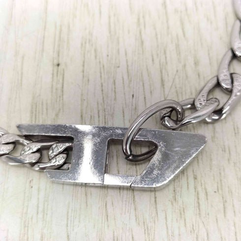 ディーゼル DIESEL ステンレススティールチェーンブレスレット Stainless steel chain bracelet メンズ