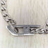 ディーゼル DIESEL ステンレススティールチェーンブレスレット Stainless steel chain bracelet メンズ