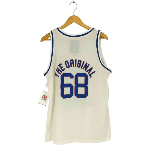 メッシュ プリントゲームシャツ メンズ L