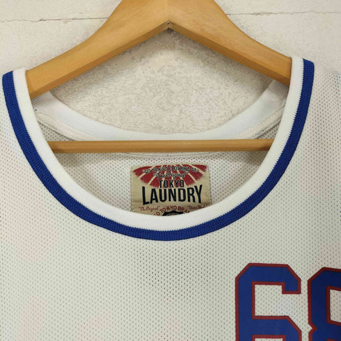 メッシュ プリントゲームシャツ メンズ L