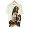 フェイマススターズアンドストラップス FAMOUS STARS AND STRAPS 00S メキシコ製 セクシー ガール バイク プリントTシャツ メンズ JPN:M