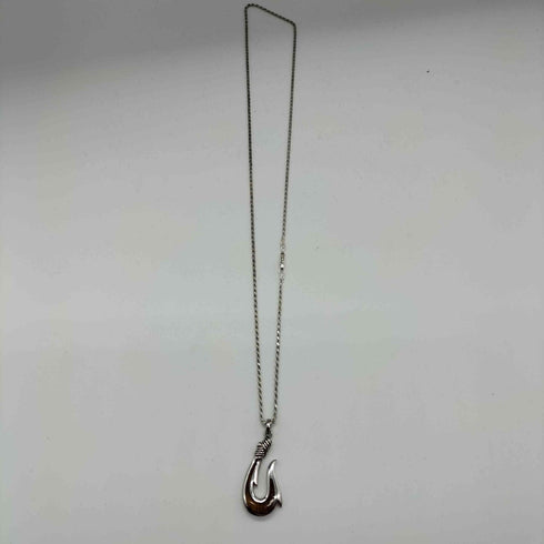 aumakua ハワイアン ジュエリー 925刻印 コアウッドハワイアンジュエリーペンダント フィッシュフック メンズ