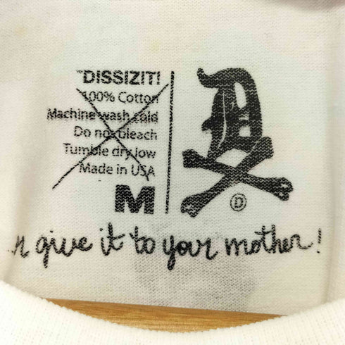 ディスイズイット DISSIZIT USA製 グラフィックプリントTシャツ 両面 メンズ JPN:M