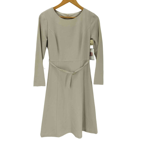 ナチュラルビューティーベーシック NATURAL BEAUTY BASIC ジョーゼットフィット&フレアワンピース レディース JPN:M