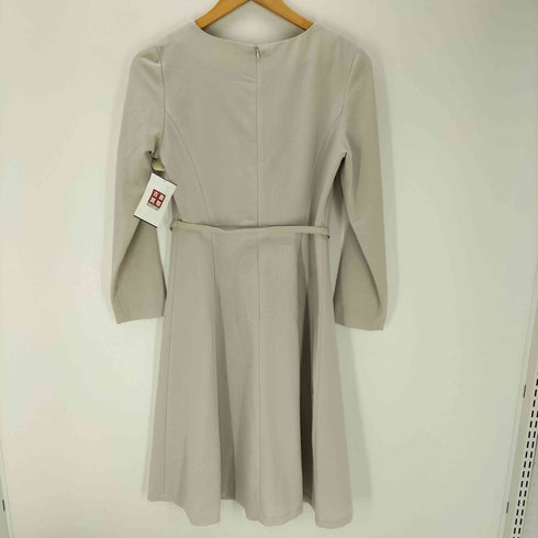 ナチュラルビューティーベーシック NATURAL BEAUTY BASIC ジョーゼットフィット&フレアワンピース レディース JPN:M