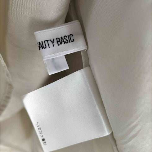 ナチュラルビューティーベーシック NATURAL BEAUTY BASIC ジョーゼットフィット&フレアワンピース レディース JPN:M