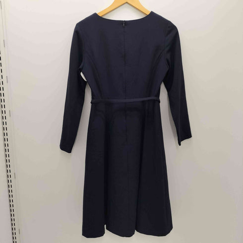 ナチュラルビューティーベーシック NATURAL BEAUTY BASIC ジョーゼットフィット&フレアワンピース レディース JPN:M