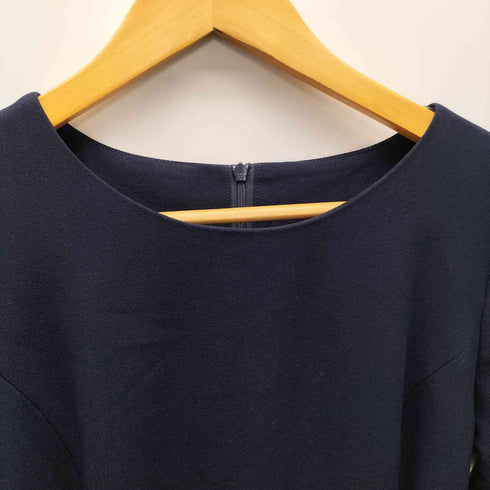 ナチュラルビューティーベーシック NATURAL BEAUTY BASIC ジョーゼットフィット&フレアワンピース レディース JPN:M