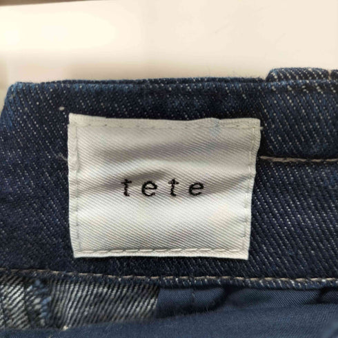 tete 10_10.5oz トラッドデニム テーパード(slim) レディース JPN:M