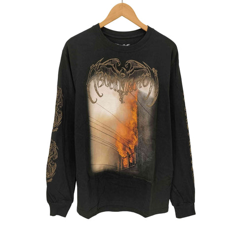 TRAGEDY STRIKE デスメタル アルバム アートワーク プリント L/S クルーネック Tシャツ メンズ import:L